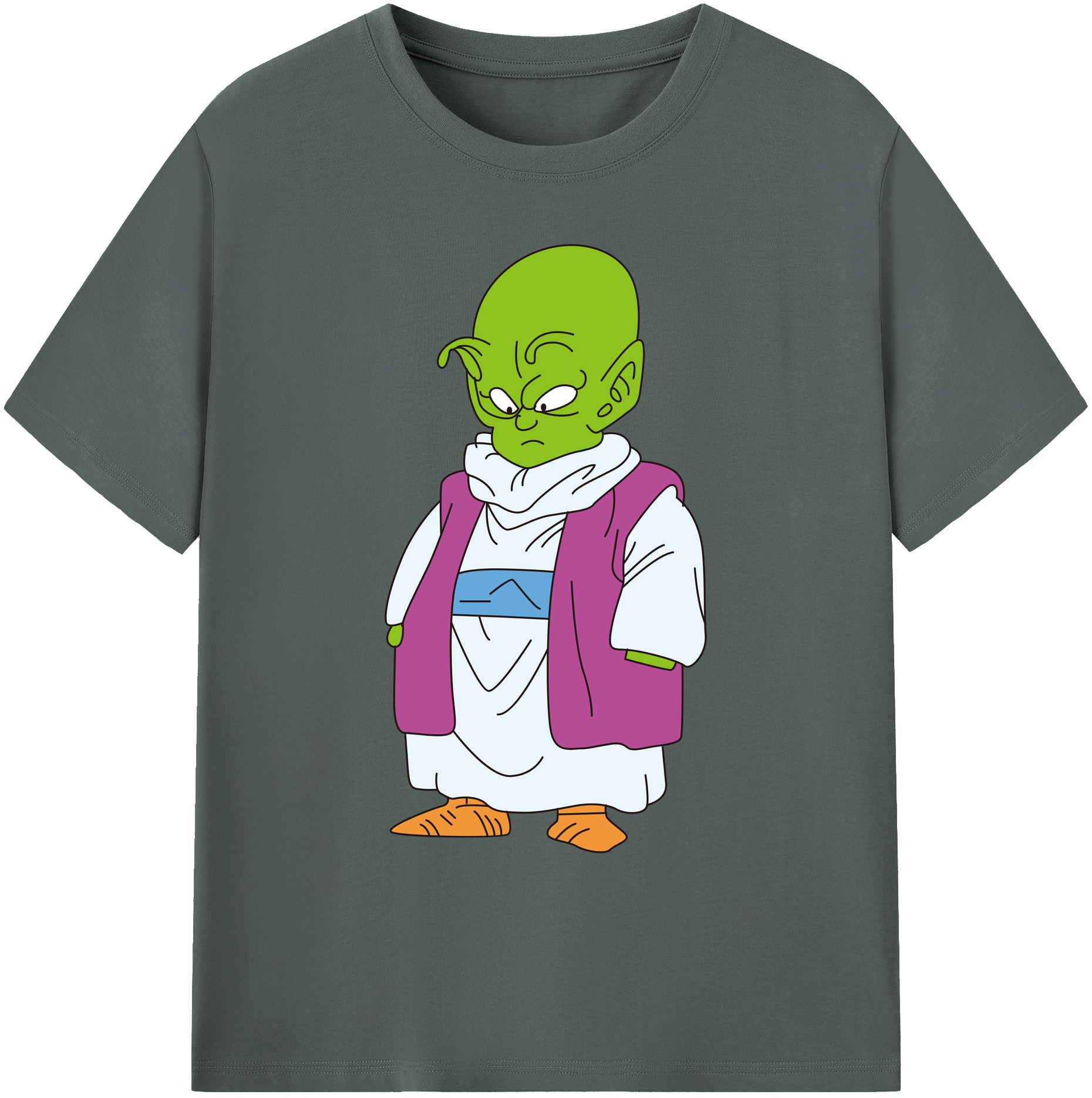 （画像用） ドラゴンボール ピッコロ DRAGON BALL Piccolo 綿100％ メンズ半袖Tシャツ｜肌触りやわらか＆通気性